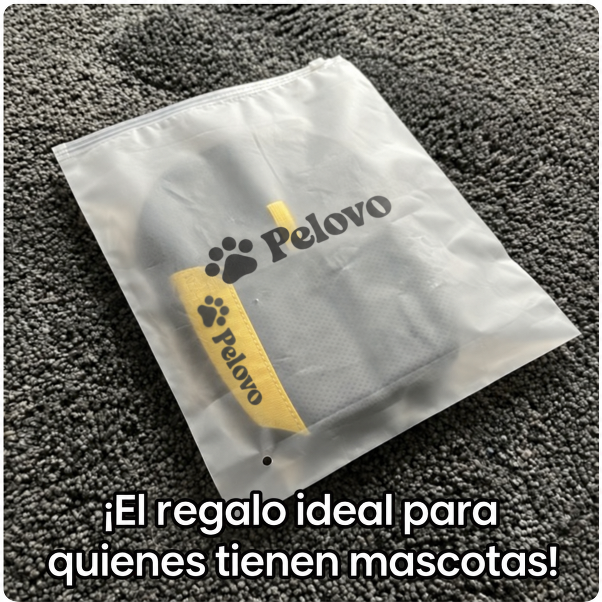Guante y empaque Pelovo: el regalo ideal para quienes tienen mascotas